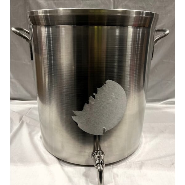 Scratch and Dent Vollrath 68661 Wear-Ever Classic Select 60 Qt. Heavy Duty Aluminum Stock Pot with Faucet