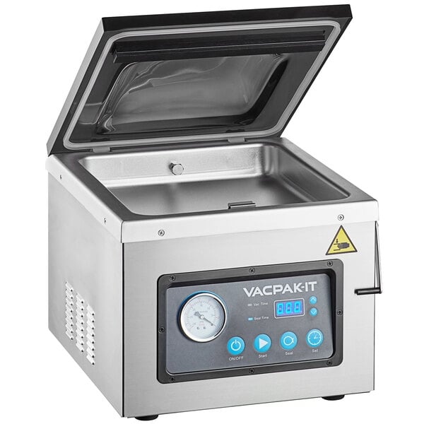 Scratch and Dent VacPak-It VMC12OP Chamber Vacuum Packing Machine with 12" Seal Bar and Oil Pump - 120V, 950W