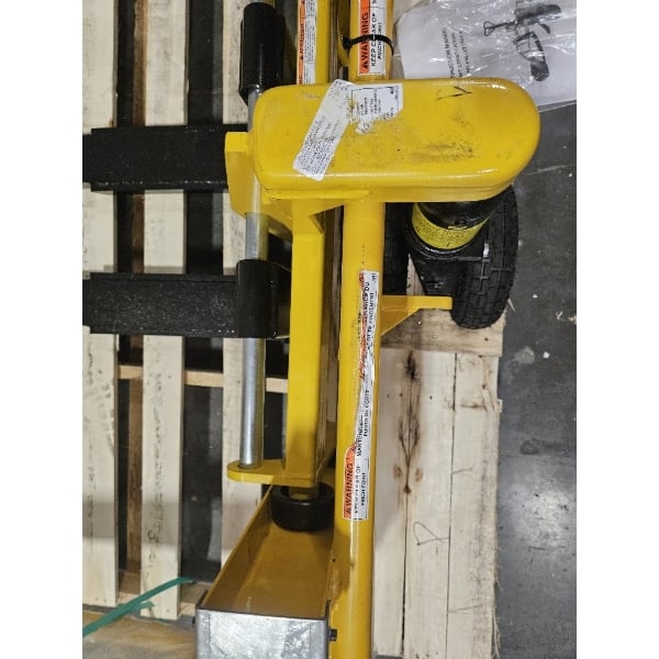 Scratch and Dent Vestil ALL-T-2-48 2,000 lb. All-Terrain Pallet Truck with 9 1/2" - 26" x 48" Width-Adjustable Forks
