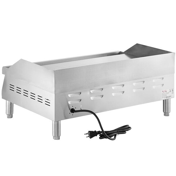 Scratch and Dent Avantco EG30N 30" Electric Countertop Griddle - 208/240V, 3.3 kW-4.5 kW