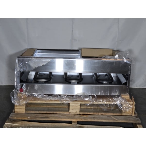 Scratch and Dent Cooking Performance Group GM-CPG-36-NL 36" Gas Countertop Griddle with Manual Controls - 90,000 BTU
