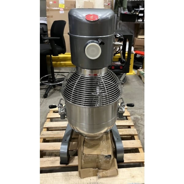 Scratch and Dent Avantco MX40H 40 Qt. Planetary Floor Mixer with Guard & Standard Accessories - 240V, 2 hp