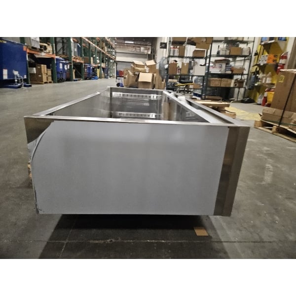 Scratch and Dent Regency 15" x 72" 18 Gauge Type 304 Stainless Steel Dish Cabinet with Adjustable Midshelf