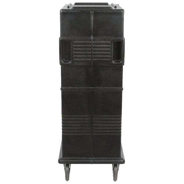 Scratch and Dent Cambro UPC800110 Ultra Camcart® Black Insulated Food Pan Carrier - Holds 12 Pans