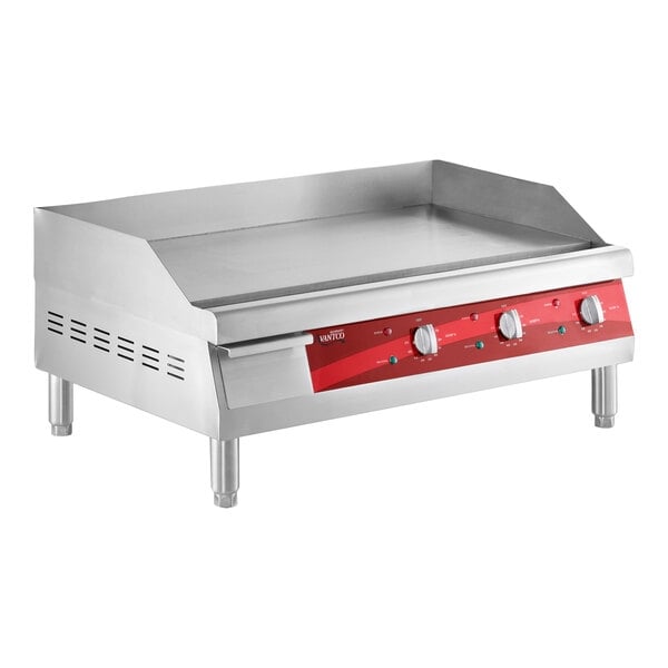 Scratch and Dent Avantco EG30N 30" Electric Countertop Griddle - 208/240V, 3.3 kW-4.5 kW