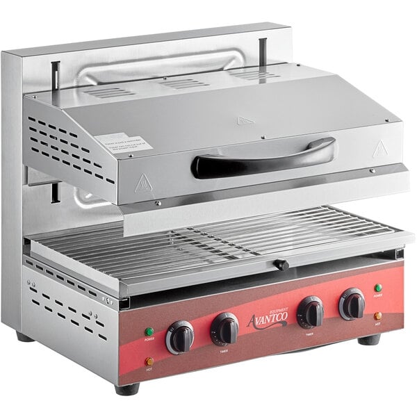 Scratch and Dent Avantco SAL23M 23" Electric Countertop Salamander - 208/240V, 3450/4000W
