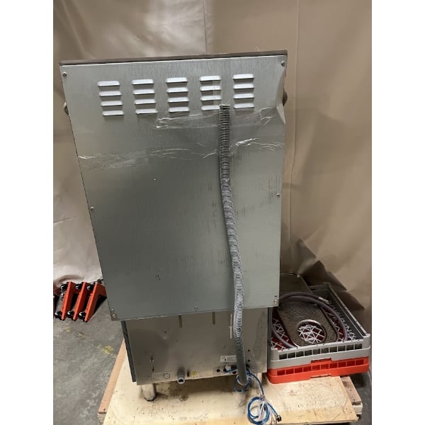 Scratch and Dent MainStreet Equipment HTDT Single Rack High-Temperature Door-Type Dish Machine with Booster Heater - 208-240V, 3 Phase