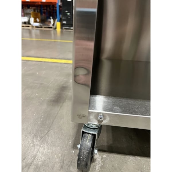 Scratch and Dent Vollrath 97180 4 Shelf Bussing Cart - 27 1/2" x 15 1/2" x 34"