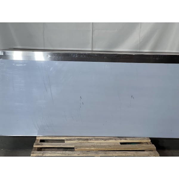 Scratch and Dent Regency 15" x 72" 18 Gauge Type 304 Stainless Steel Dish Cabinet with Adjustable Midshelf