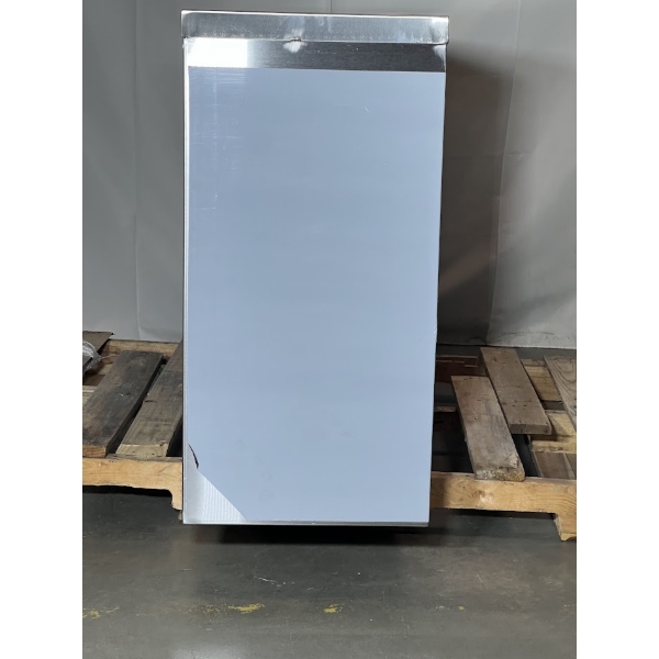 Scratch and Dent Regency 15" x 72" 18 Gauge Type 304 Stainless Steel Dish Cabinet with Adjustable Midshelf