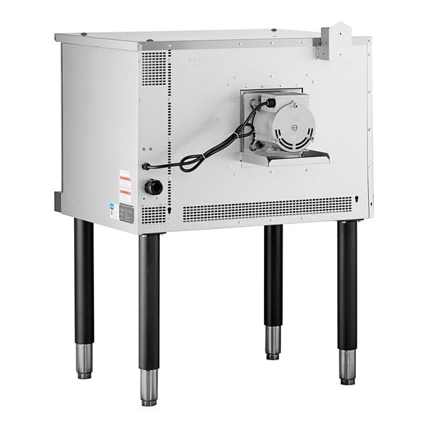 Scratch and Dent MainStreet Equipment EC1-C Single Deck Electric Full Size Convection Oven with Legs - 208V, 3 / 1 Phase, 11 kW