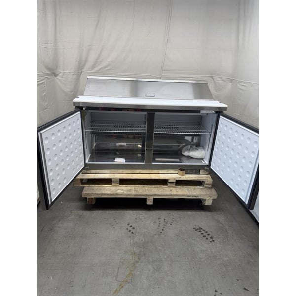 Scratch and Dent Arctic Air AST60R 61 1/4" 2 Door Refrigerated Sandwich Prep Table