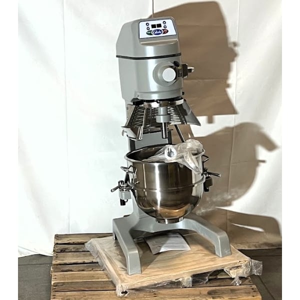 Scratch and Dent Globe SP30 30 Qt. Planetary Floor Mixer with Guard & Standard Accessories - 120V, 1 hp