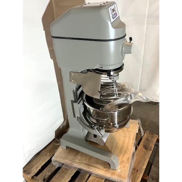 Scratch and Dent Globe SP30 30 Qt. Planetary Floor Mixer with Guard & Standard Accessories - 120V, 1 hp