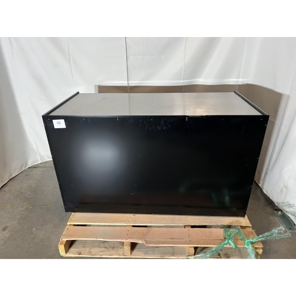 Scratch and Dent All State Manufacturing 49" x 23 1/4" x 34" Coffee Stand with Condiment Tray and Trash Receptacles OCS490 TR SF