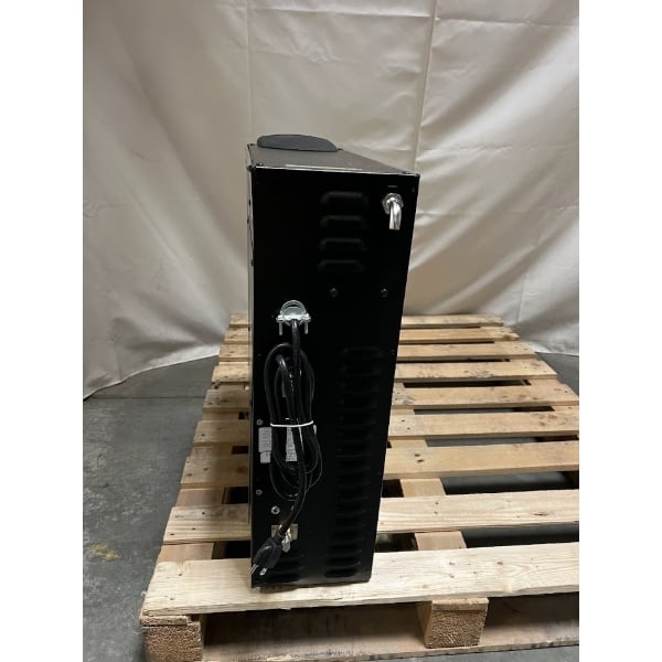 Scratch and Dent Curtis WB5NB Black 5 Gallon Narrow Hot Water Dispenser with 18 5/8" Faucet - 120V