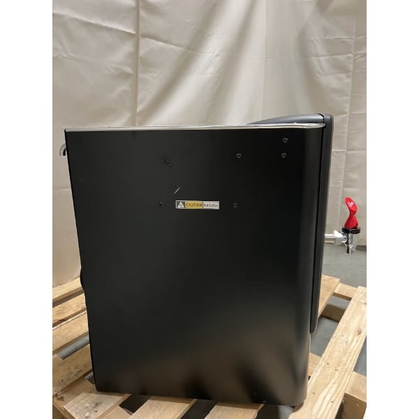 Scratch and Dent Curtis WB5NB Black 5 Gallon Narrow Hot Water Dispenser with 18 5/8" Faucet - 120V