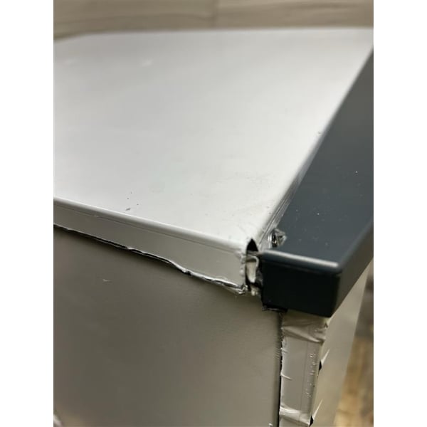 Scratch and Dent Scotsman HID540AX-1A Meridian® Air-Cooled Countertop Nugget Ice Machine and Water Dispenser with Hands-Free Dispensing and 40 lb. Storage Bin - 500 lb., 115V