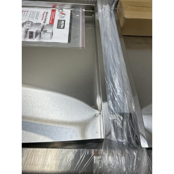 Scratch and Dent Cooking Performance Group GTU-CPG-60-L Ultra Series 60" Chrome Plated Liquid Propane 5-Burner Countertop Griddle - 150,000 BTU
