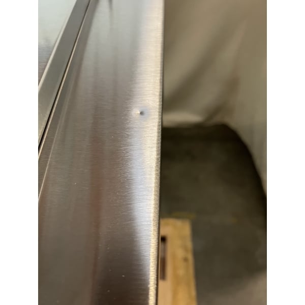 Scratch and Dent Avantco SSPPT-260 60" 2 Door Refrigerated Pizza Prep Table