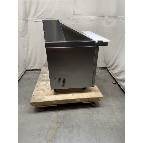 Scratch and Dent Avantco APT-48M-HC 47" 2 Door Mega Top Refrigerated Sandwich Prep Table