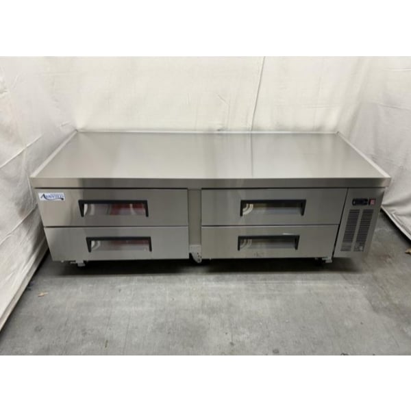 Scratch and Dent Avantco CBE-72-HC 72" 4 Drawer Refrigerated Chef Base