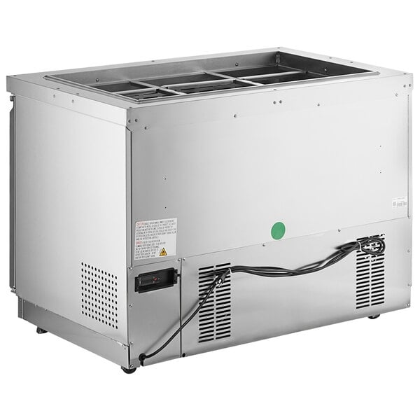 Scratch and Dent Avantco SS-CFT-48-HC 48" Stainless Steel Refrigerated Salad Bar / Cold Food Table