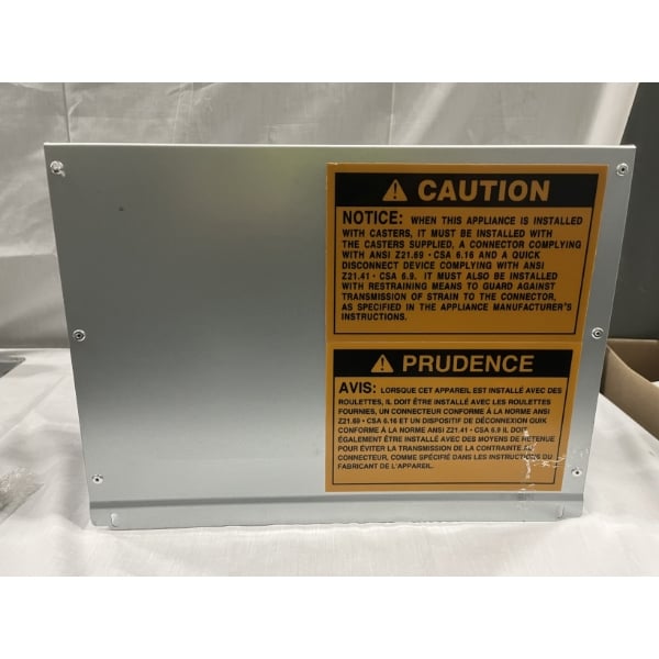Scratch and Dent Avantco F4-ES-N 45-50 lb. Natural Gas Stainless Steel Floor Fryer - 85,000 BTU