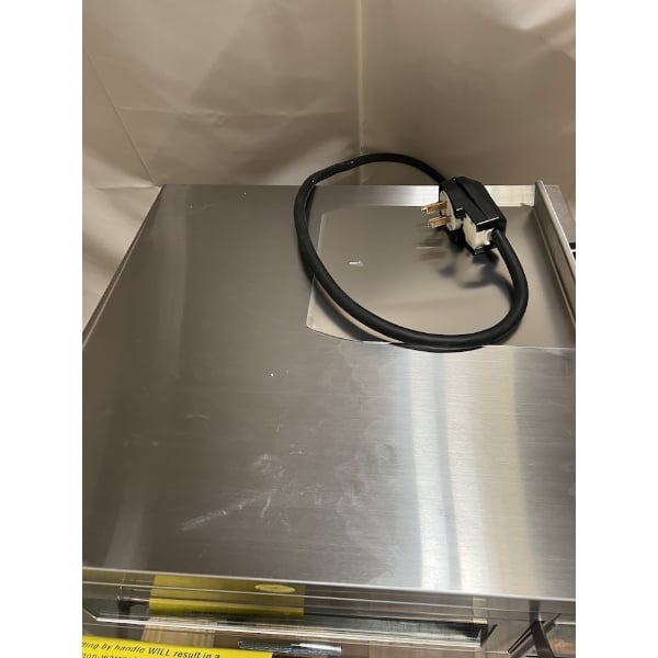 Scratch and Dent TurboChef HHD-9500-14-DL Double Batch Electric Countertop Impingement Ventless Oven with One Touch Controls- 208/240V, 3 Phase, 9,600W