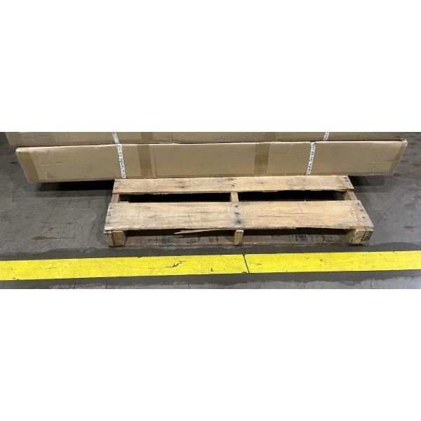 Scratch and Dent Lavex 30" x 60" Blue Steel Platform Truck - 2000 lb. Capacity