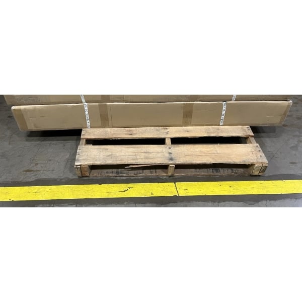 Scratch and Dent Lavex 30" x 60" Blue Steel Platform Truck - 2000 lb. Capacity