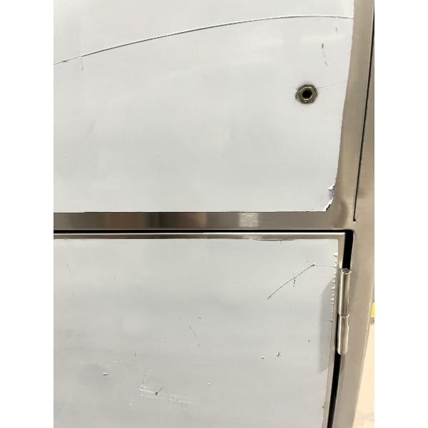 Scratch and Dent Regency 63" Standard Stainless Steel Portable Bar with Two Removable Speed Rails, Ice Bin, and Removable Ice Bin Cover