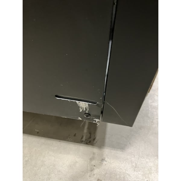 Scratch and Dent Avantco UDD-4-HC (2) Triple Tap Kegerator Beer Dispenser - Black, (3) 1/2 Keg Capacity