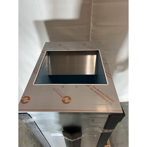 Scratch and Dent Avantco Ice Diamond EBIN40022 22" Stainless Steel Ice Storage Bin - 400 lb.