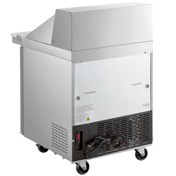 Scratch and Dent Avantco APT-27M-HC 28" 1 Door Mega Top Refrigerated Sandwich Prep Table