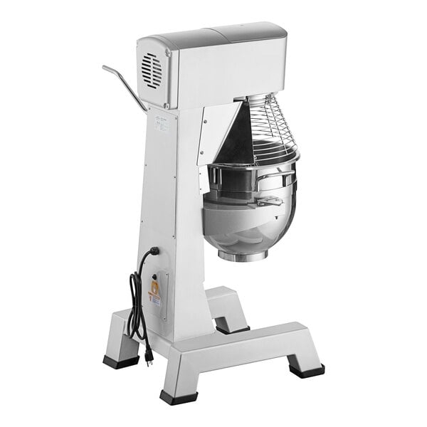 Scratch and Dent MainStreet Equipment CMIX30 30 Qt. Planetary Floor Mixer with Guard & Standard Accessories - 120V, 2 hp