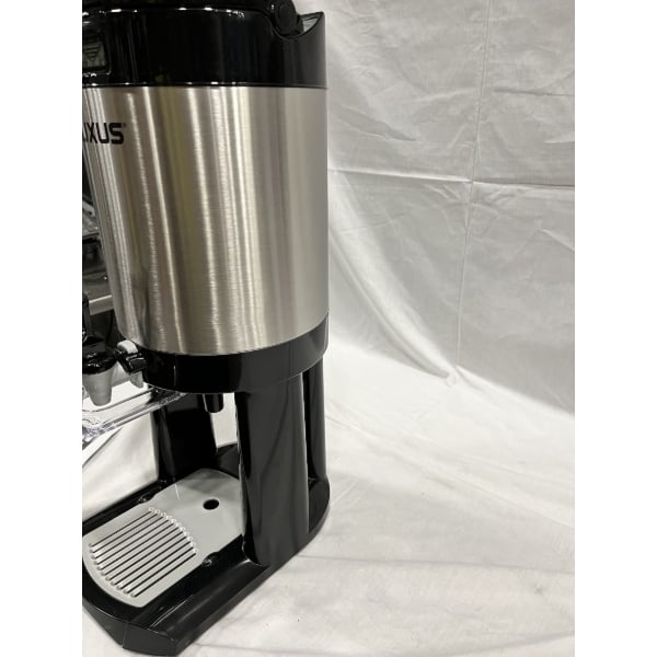 Scratch and Dent Fetco L4D-15 Luxus 1.5 Gallon Stainless Steel Coffee Server with Stand