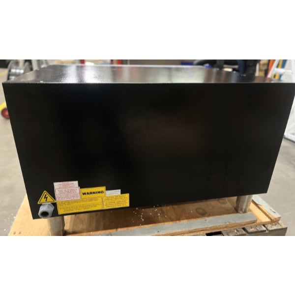 Scratch and Dent Pegasus MS38E-1 Melstone Series 38" Electric Single-Deck Countertop Pizza Oven with 27" x 27" Chamber - 7,500W, 208V, 3 Phase