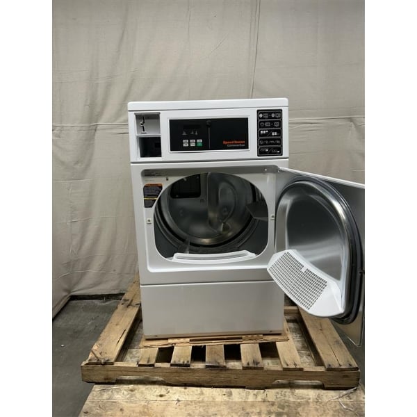 Scratch and Dent Speed Queen Quantum Gold Pro DV6010WE 7.0 cu. ft. 27" Front Load Electric Commercial Dryer with Front Control - Coin Operated