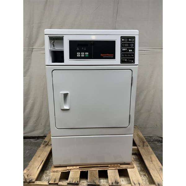 Scratch and Dent Speed Queen Quantum Gold Pro DV6010WE 7.0 cu. ft. 27" Front Load Electric Commercial Dryer with Front Control - Coin Operated