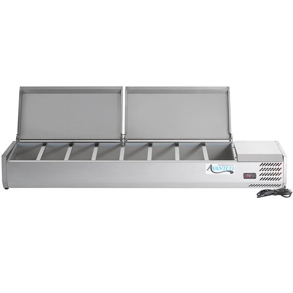 Scratch and Dent Avantco CPT-71 71" Countertop Refrigerated Prep Rail