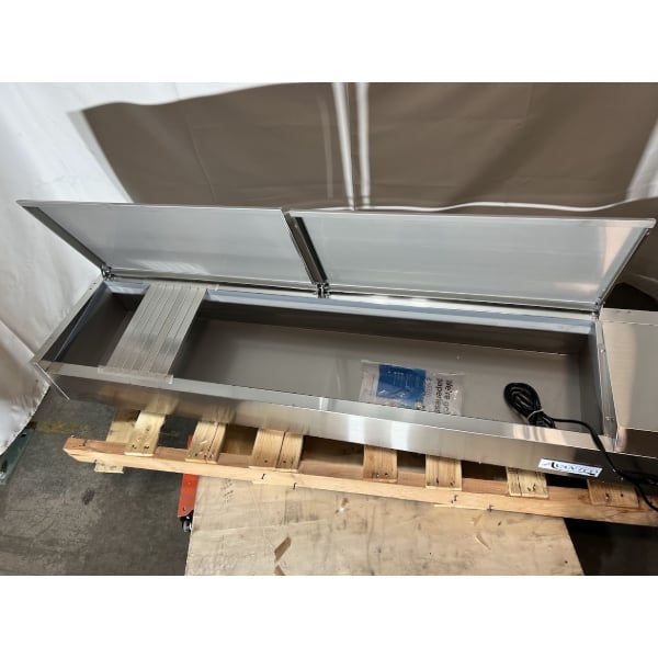 Scratch and Dent Avantco CPT-71 71" Countertop Refrigerated Prep Rail