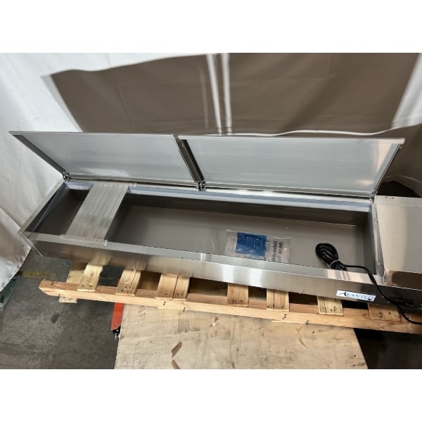 Scratch and Dent Avantco CPT-71 71" Countertop Refrigerated Prep Rail