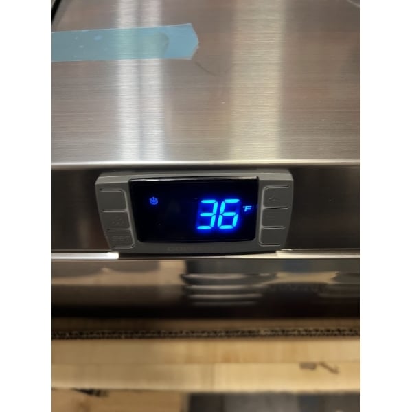 Scratch and Dent Arctic Air ACP55 55" Refrigerated Countertop Condiment Prep Station