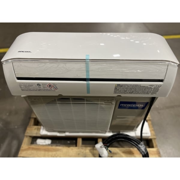 Scratch and Dent MRCOOL DIY 5th Gen Energy Star Series Ductless Mini-Split Inverter Wall-Mount Heat Pump System DIY-12-HP-WM-115D25-O - 115V, 12,000 BTU