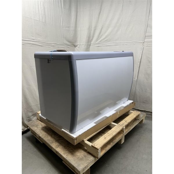 Scratch and Dent Avantco DFF13-HCL 49 5/8" Customizable Flat Top Display Ice Cream Freezer