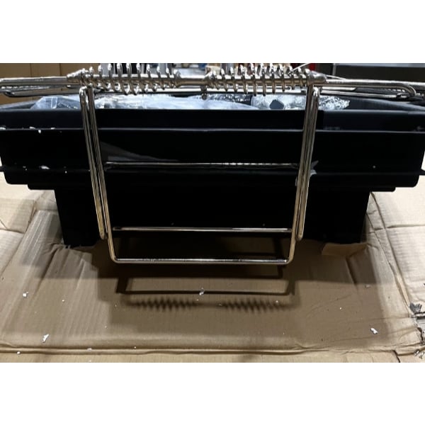 Scratch and Dent Backyard Pro CHAR-60 60" Heavy-Duty Steel Charcoal Grill with Adjustable Grates, Removable Legs, and Cover