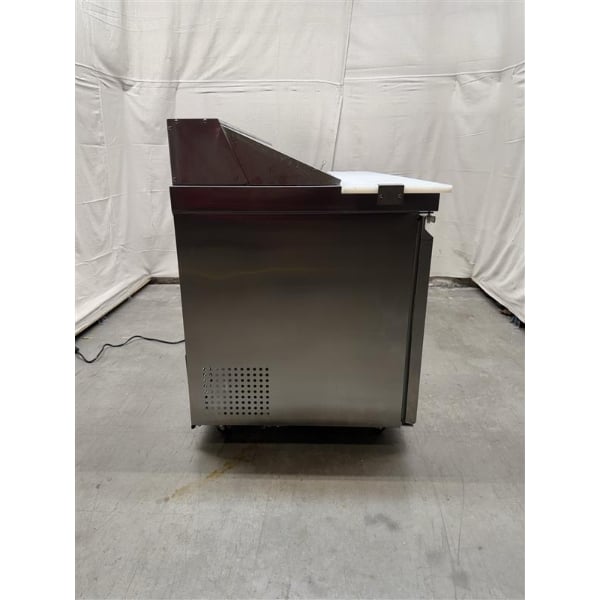 Scratch and Dent Avantco SS-PT-71-HC 70" 3 Door Stainless Steel ADA Height Refrigerated Sandwich Prep Table