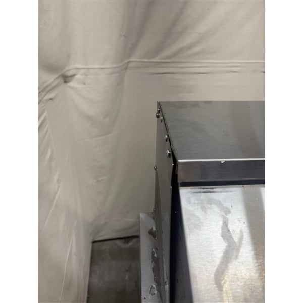 Scratch and Dent Avantco ZPT-71-FB-M-HC 71" 3 Door Front Breathing Mega Top Refrigerated Sandwich Prep Table