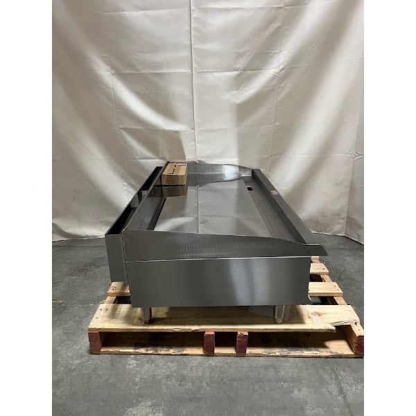 Scratch and Dent Cooking Performance Group GTU-CPG-48-L Ultra Series 48" Chrome Plated Liquid Propane 4-Burner Countertop Griddle - 120,000 BTU